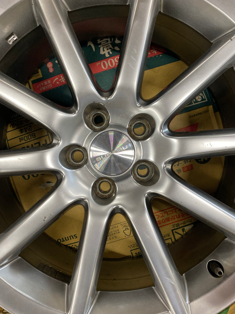 Look! Subaru Legacy wheel set! 5H PCD 100!