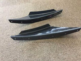 CARBON CANARDS SET (FR BUMPER) for MITSUBISHI LANCER CT9A EVO8 LANC-EVO8-R01 JDM