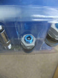 BLUE DESMOND FLAT SUPER LIGHTWEIGHT ALUMINIUM AIR VALVE SET JDM flat air balve