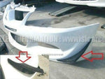 CARBON CANARDS SET for MITSUBISHI LANCER CT9A EVO8 LANC-EVO8-R01 4FRONT BUMPER