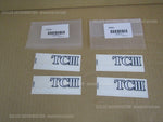 YOKOHAMA WHEEL ADVAN RACING TCIII STICKER WHITE SET OF 4 V0226 ASK BEFORE BUYING