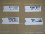 YOKOHAMA WHEEL ADVAN RACING TCIII STICKER WHITE SET OF 4 V0226 ASK BEFORE BUYING