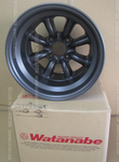 RS WATANABE EIGHT SPOKE WHEEL ALUMINIUM 14X10.5 -38 PCD 4X114.3 BLACK A64638B