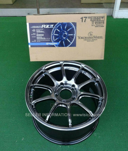 YOKOHAMA WHEEL ONE X1 ADVAN RACING RZ II WHEEL 17X9J +63 5H 114.3 PCD HBR COLOR