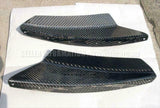 CARBON CANARDS SET FR BUMPER for MITSUBISHI LANCER EVO4 CN9A LANC-EVO4-R01 JDM2U